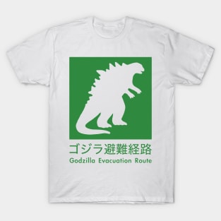 Godzilla Evacuation Route T-Shirt